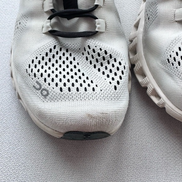 On Running White and Black Athletic Sneakers - Picture 2 of 9